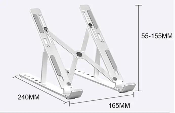 Giá đỡ LAPTOP Stand MACBOOK IPAD có thể gấp gọn điều chỉnh độ cao-Giá Đỡ laptop,ipad,kẹp ipad 10