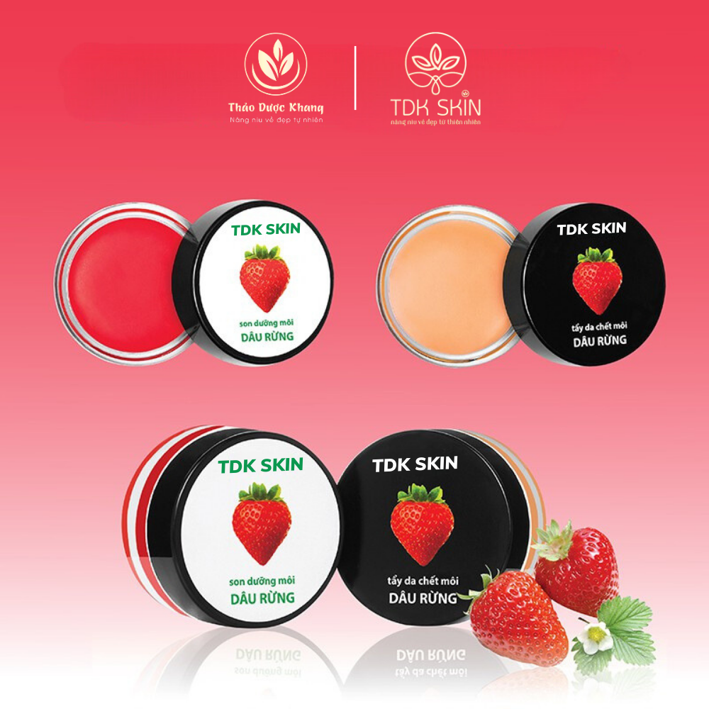 Combo son dưỡng & tẩy tế bào chết tdk skin