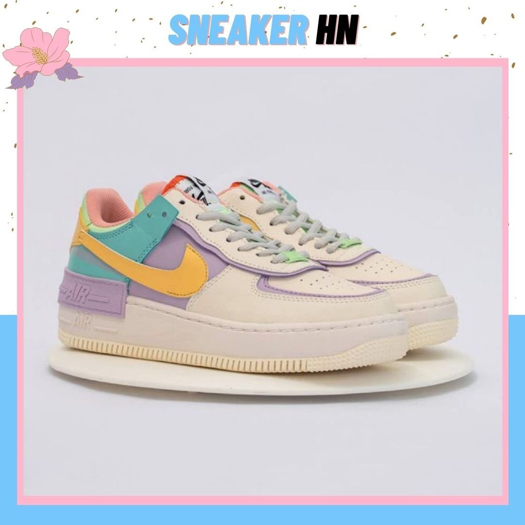 Giày shadow, 7 màu, af1 shadow 7 màu nữ ️cầu vồng cực hot 2021