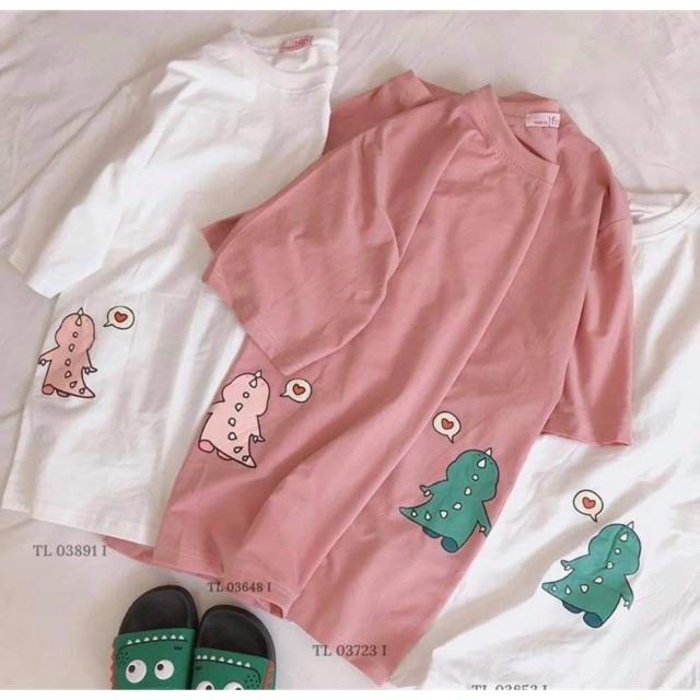 Áo khủng long tim Tr&Đ