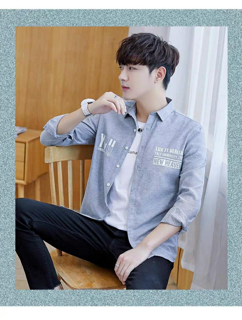 Áo sơ mi nam nữ lụa 3D duyên dáng đến vô cùng cho các bạn trẻ 2019