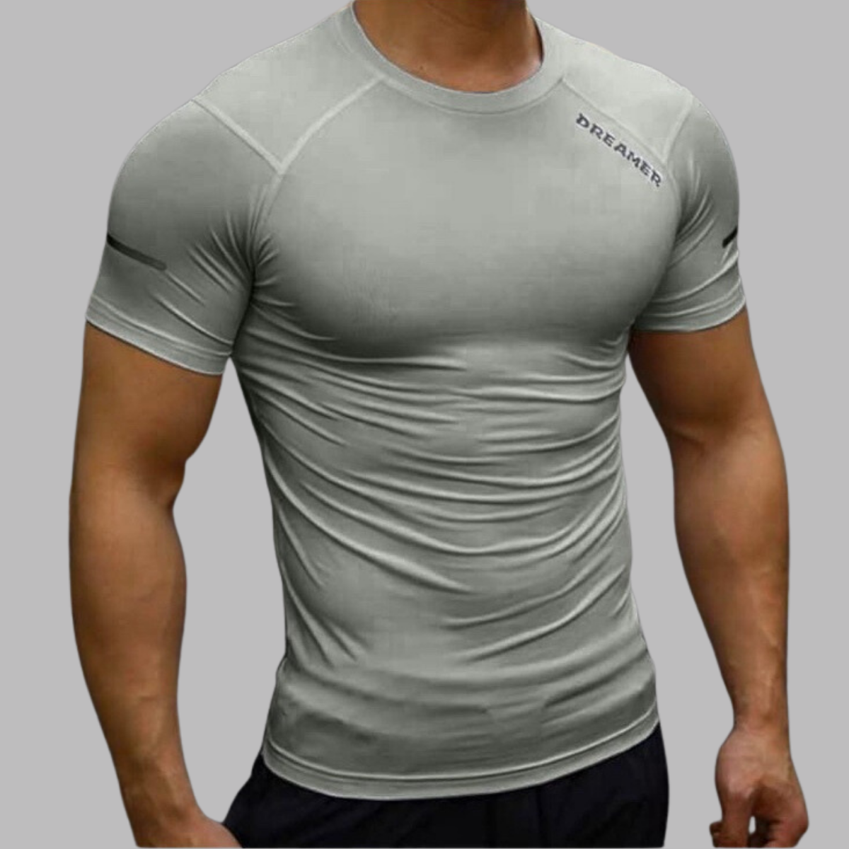 Áo Thun Thể Thao Nam Cổ Tròn Tập Gym Form Ôm Body Dreamer - 5