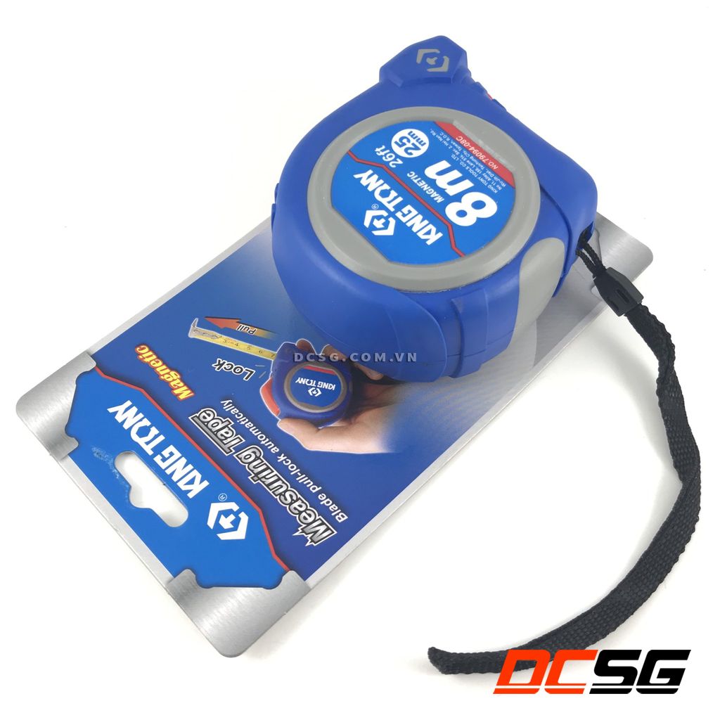 Thước cuộn thép 8m x 25mm kingtony 79094-08c | dcsg