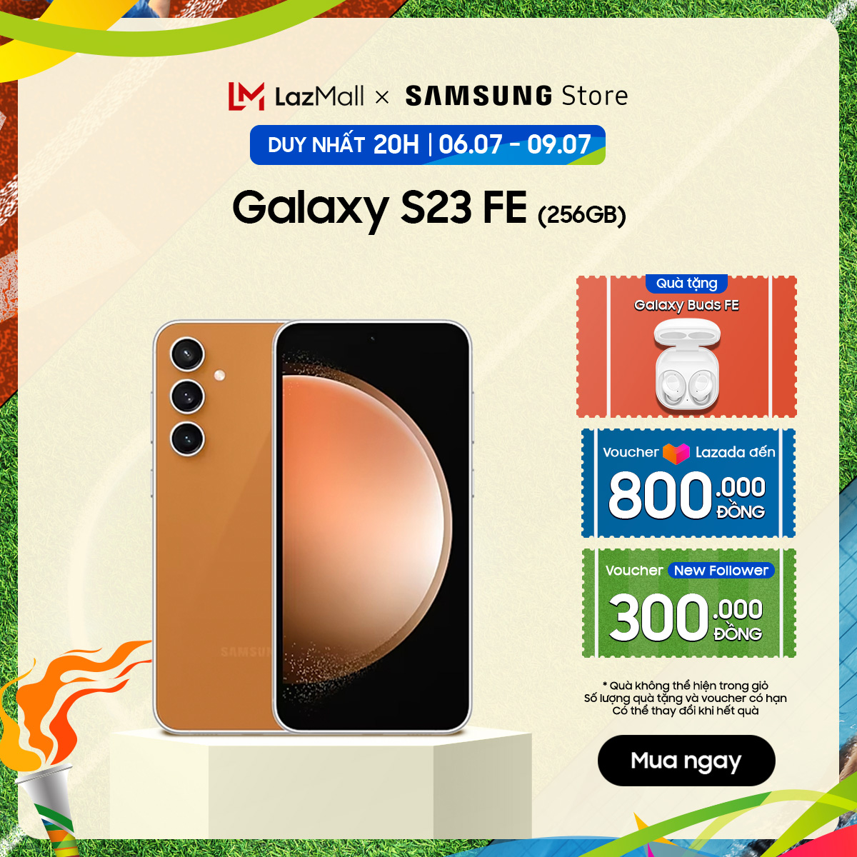 Điện thoại samsung galaxy s23 fe 256g - độc quyền online