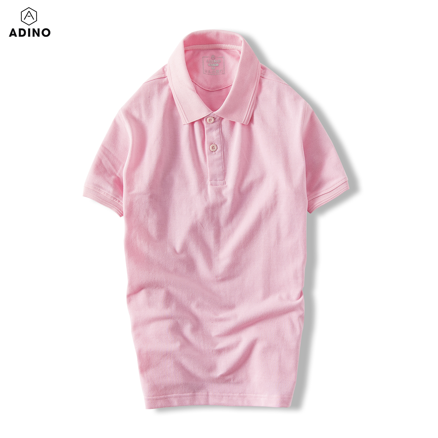 [Nhập LazXuHuong1- giảm 20k đơn 149k|Áo thun có cổ nam màu nâu phối viền chìm ADINO vải cotton polyester mềm dáng slimfit công sở hơi ôm trẻ trung AP87 - 7