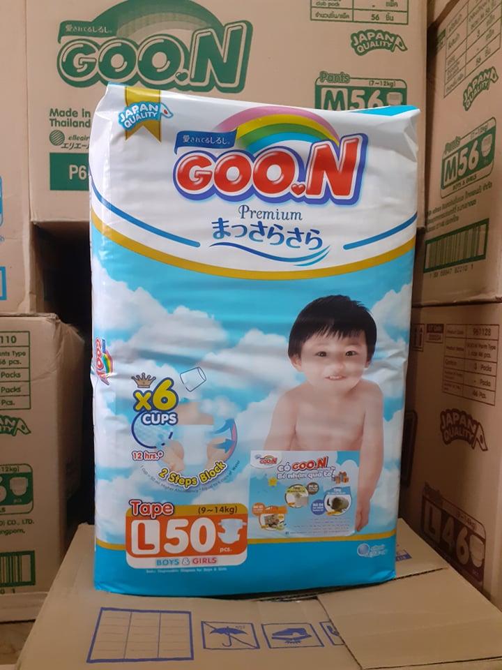 Tã bỉm quần goon premium mẫu mới size m56/l46/xl42/xxl36/xxxl26