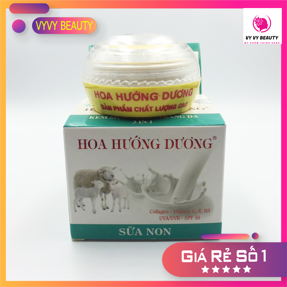 KEM MỤN - NÁM - TRẮNG DA 3 IN 1 HOA HƯỚNG DƯƠNG 10g