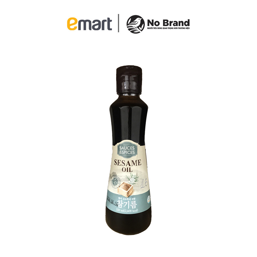Dầu mè nguyên chất sauces & spices 320ml - emart vn