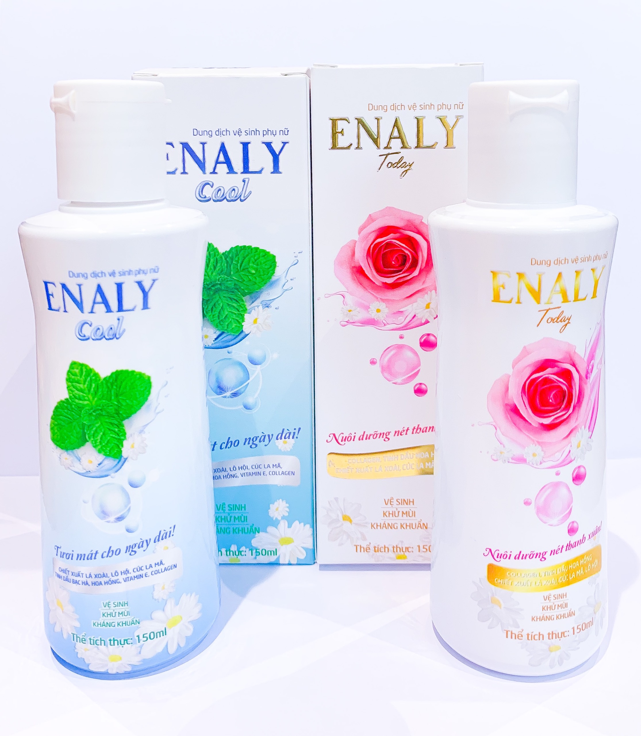Dung dịch vệ sinh phụ khoa enaly - chai 150ml