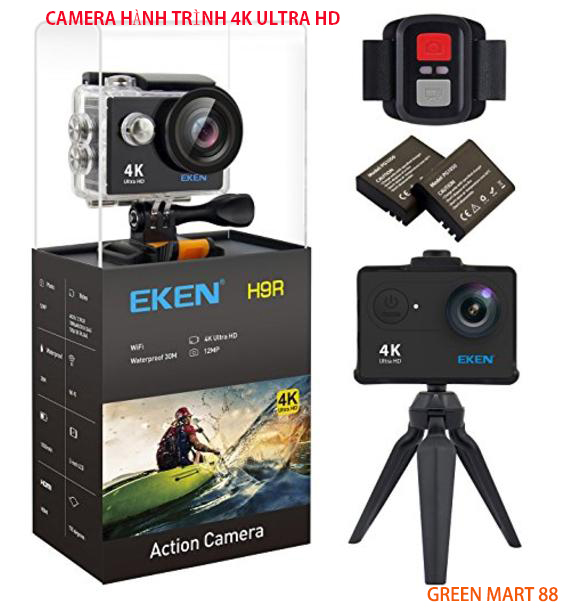 Camera Hành Trình Eken H9R 4K Ultra HD Wifi - Hàng nhập khẩu,Tư Vấn Camera Hành Trình, Camera Hành Trình Eken H9R 4K Ultra Hd Wifi - Hàng Nhập Khẩu, Chất Lượng Video Chuẩn 4K Ultra Hd, Bh 1 Đổi 1 Trong 12 Tháng