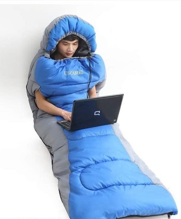 Túi ngủ văn phòng,du lịch tiện dụng,- Chất liệu: bên trong cotton mềm. mịn và bên ngoài là vải Poly chống thấm.