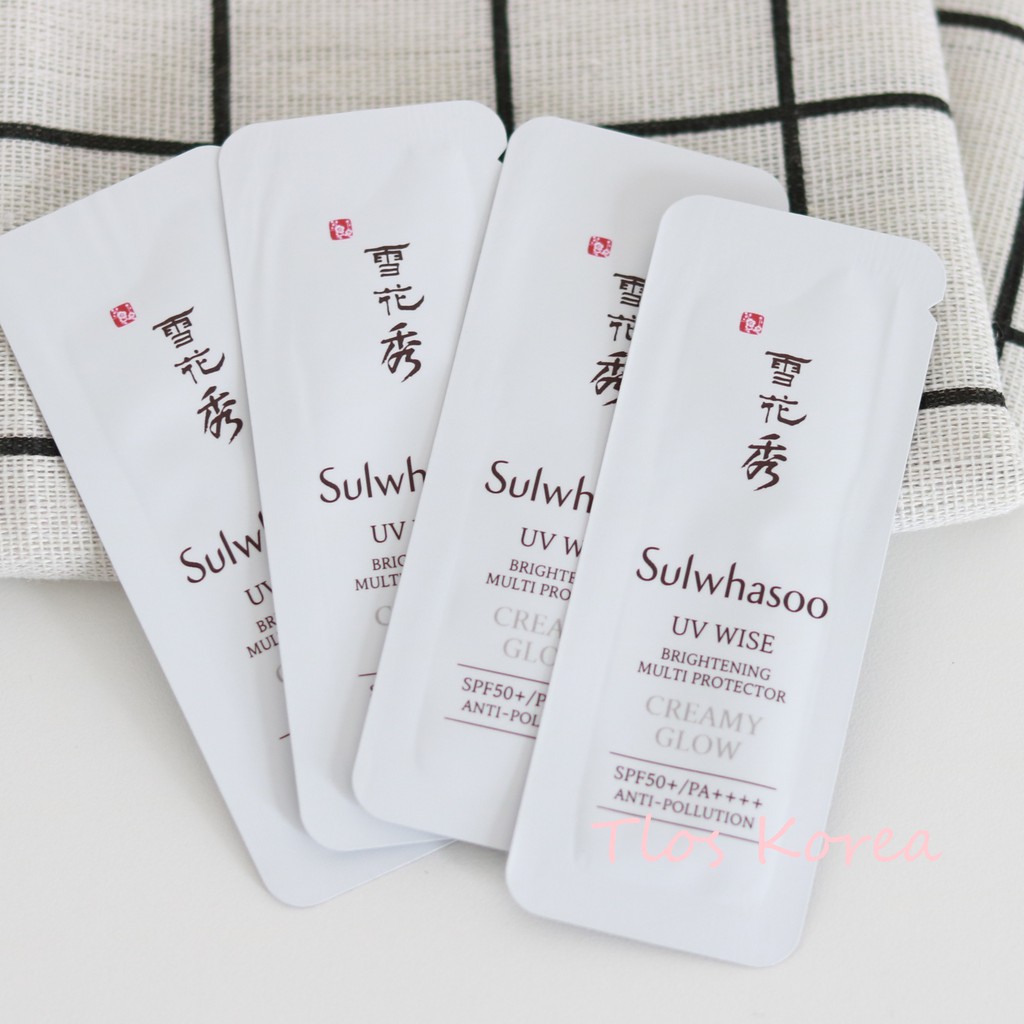 Sample Kem chống nắng làm sáng da Sulwhasoo Snowise Brightening UV Protector SPF50+/PA++++ 1ml