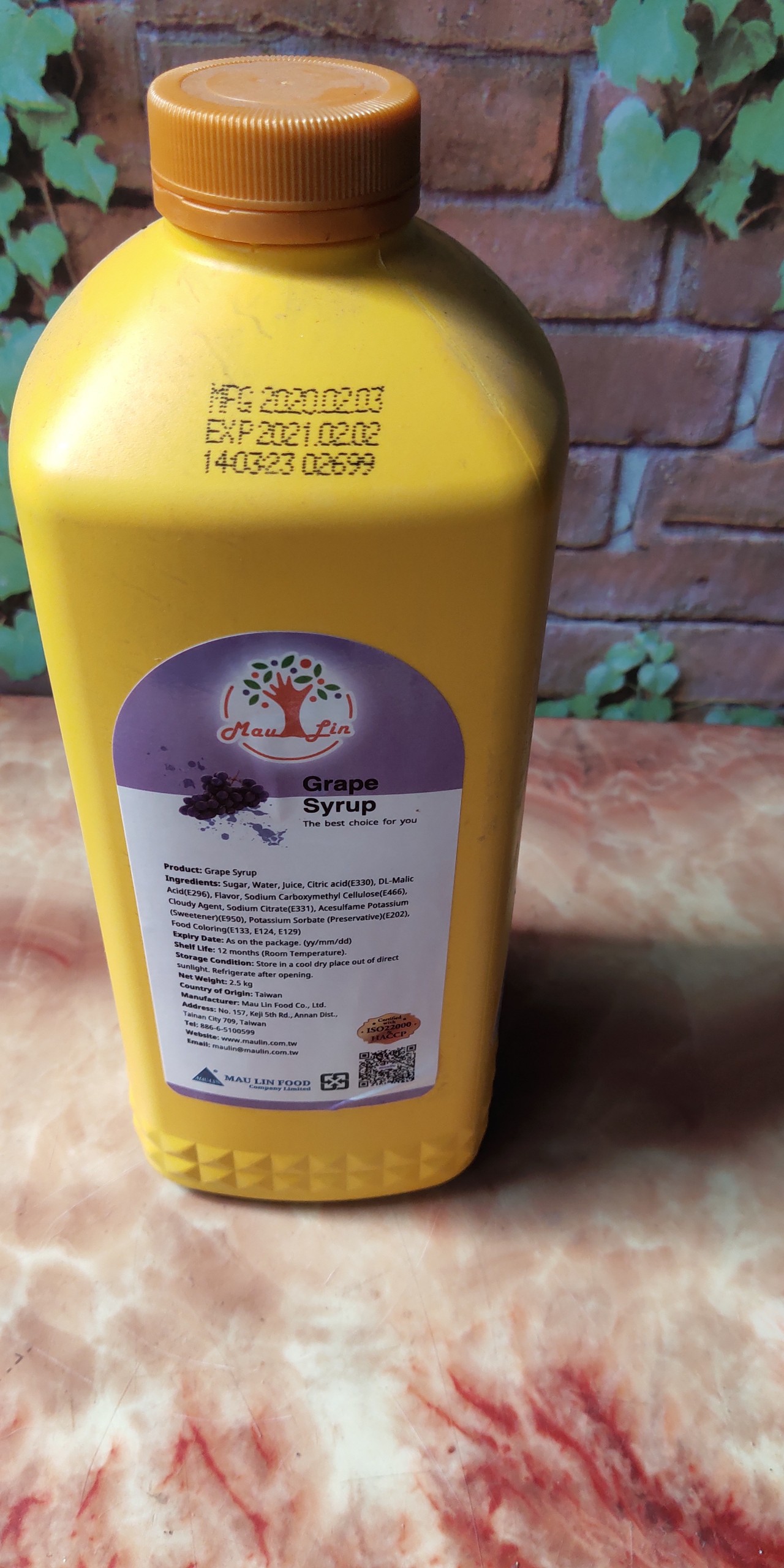 Siro maulin vị nho 2,5kg nha cả nhà yêu ơiiii