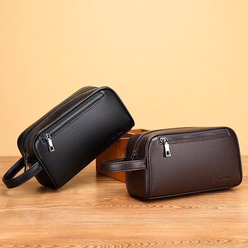 Ví cầm tay dạng hộp.6207 ví cầm tay nam .clutch cầm tay cao cấp