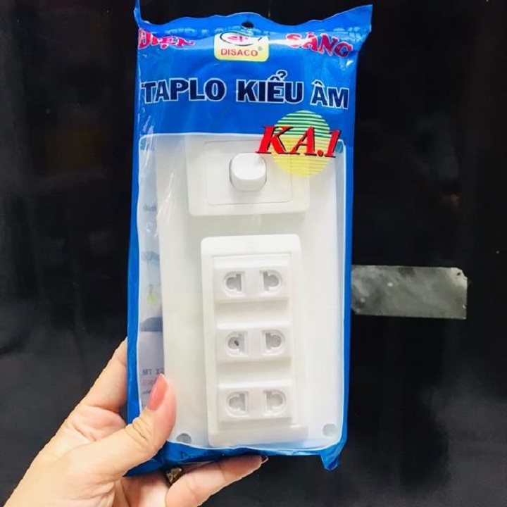 Ổ ĐIỆN CÓ CÔNG TẮC - TAPLO KIỂU ÂM ĐIỆN SÁNG