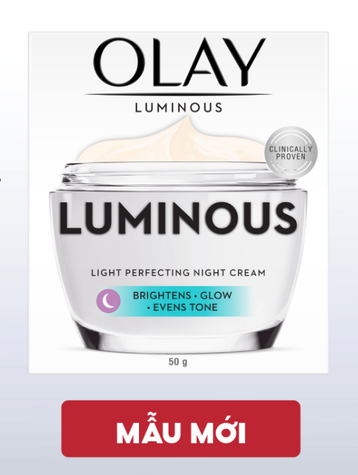 Kem dưỡng ban đêm sáng da olay luminous 50g