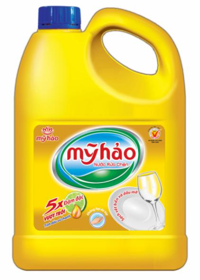 [HCM] Nước Rửa Chén 5X Mỹ Hảo Hương Chanh 3.8kg