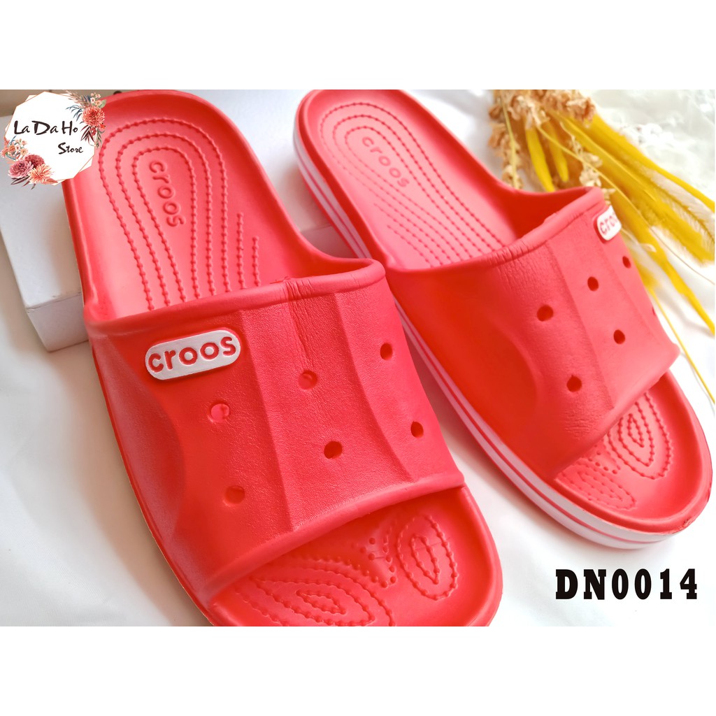 Dép đúc quai ngang siêu nhẹ croos phối lỗ nhỏ