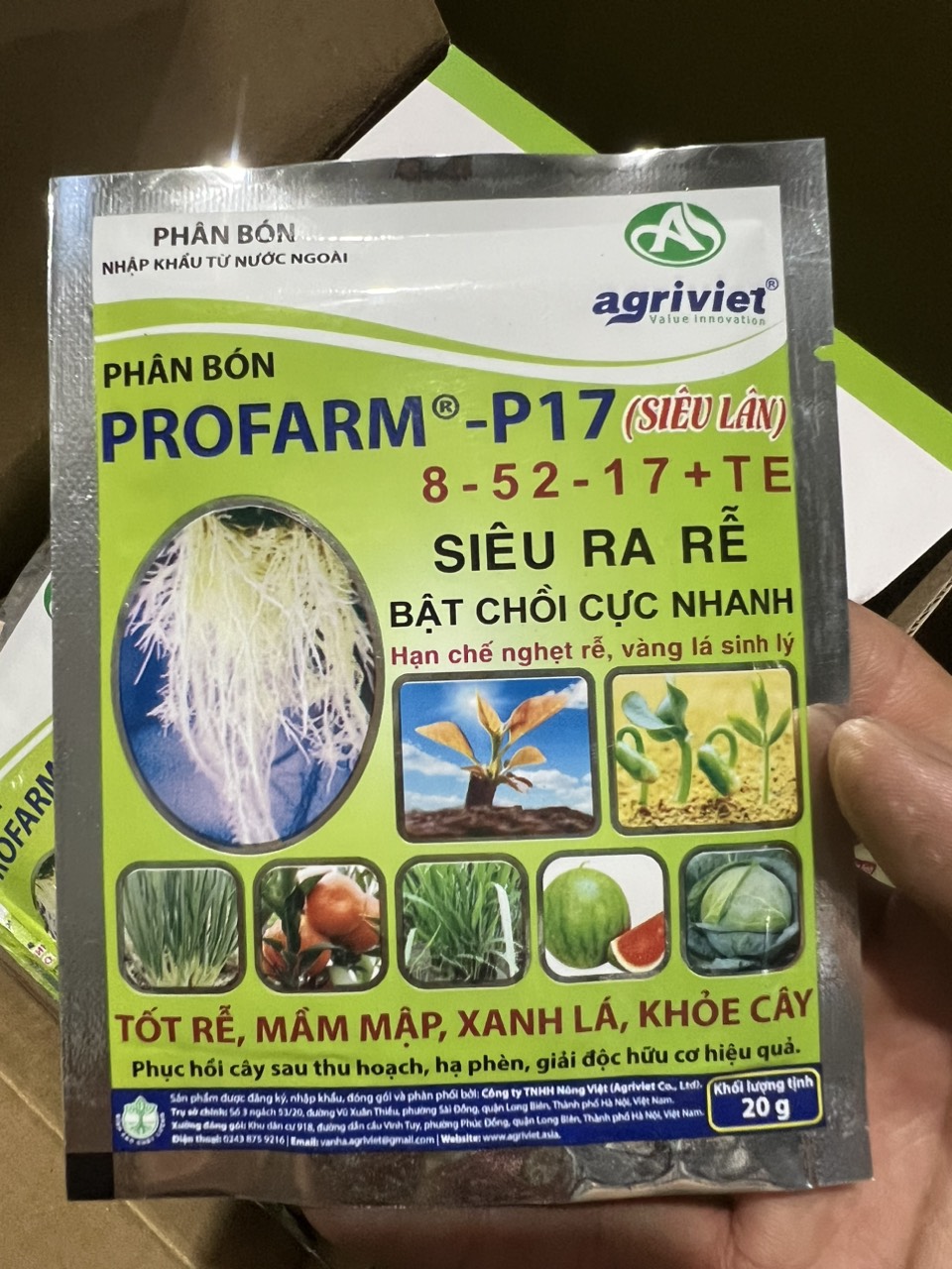 Phân bón siêu lân xanh gói 20gr siêu lân chuyên dùng Hoa Lan Hoa Hồng & Hoa Kiểng