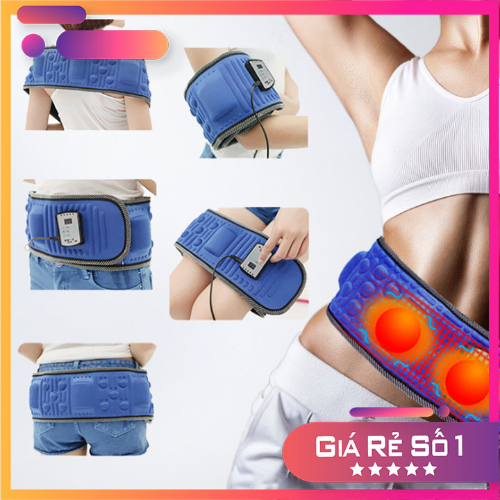 Đai massage giảm béo x5 hàn quốc rung nóng tan mỡ bụng , tay , đùi, mông..