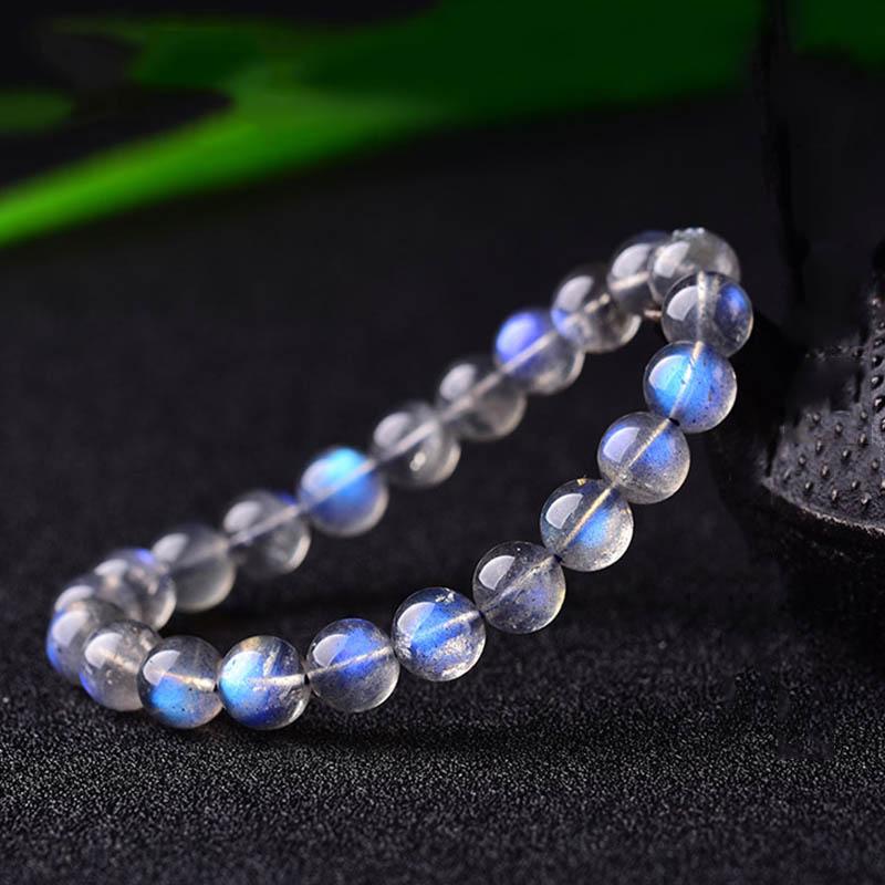Vòng đá xà cừ Labradorite đủ kích thước - có giấy kiểm định đá quý - Hợp tất cả cung mệnh - Mang lại may mắn sức khỏe tài lộc