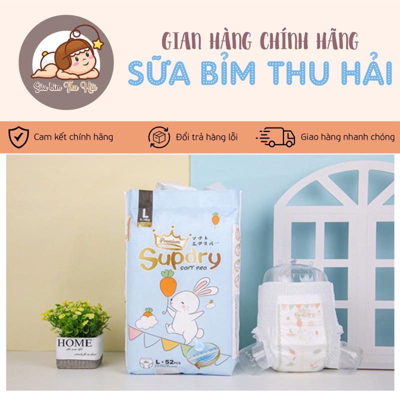 Bỉm quần Supdry xanh cao cấp/ Tã bỉm SUPDRY trắng - Sữa Bỉm Thu Hải