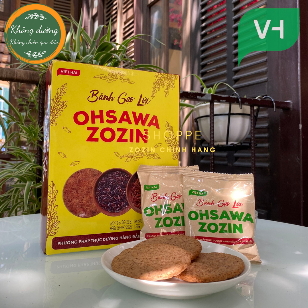Bánh gạo lứt ohsawa zozin 125g