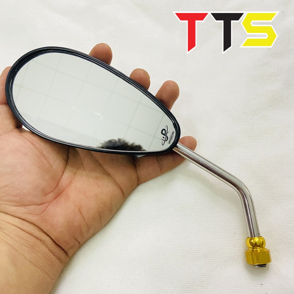 [HCM]Gương  kính xe máy chân Inox mẫu CRG lẻ 1 cây bên trái ( Chân 10ly răng thuận )