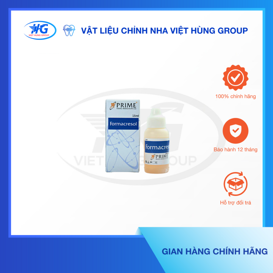 Dung dịch sát trùng tuỷ viêm nhiễm prime chỉnh nha - việt hùng group