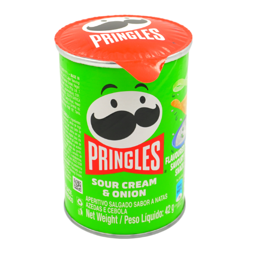 Snack Khoai Tây Pringles Vị Kem Chua Và Hành (Lon 42g)