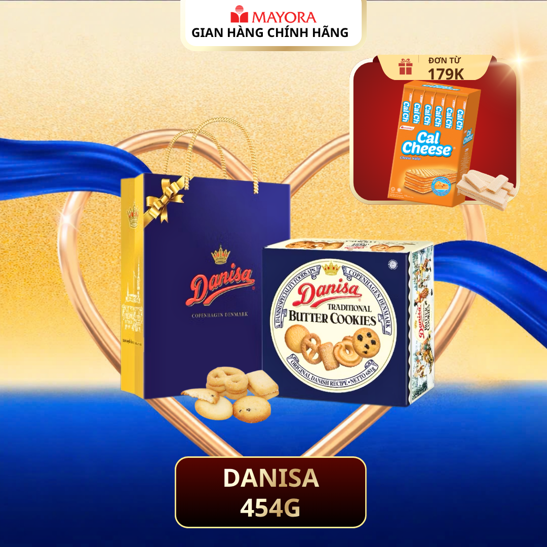 BÁNH QUY BƠ DANISA 454G