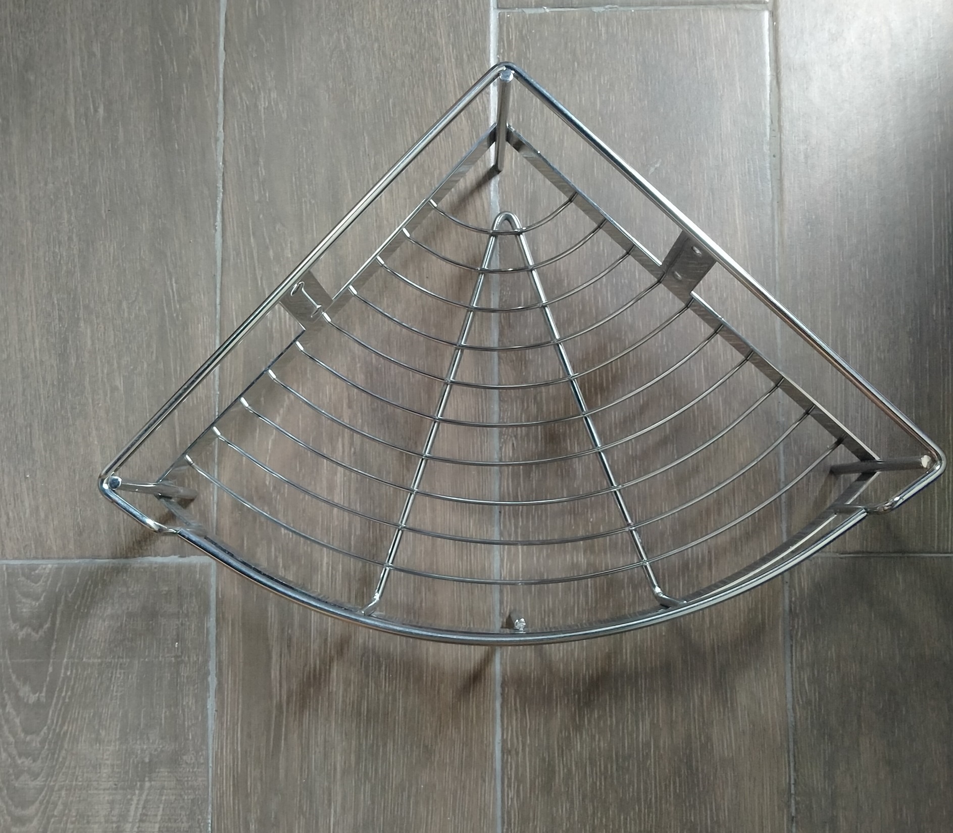 Kệ góc inox 2 tầng 22x22x40cm, kệ góc inox 1 tầng 25x25x12cm inox 201, kèm vít inox