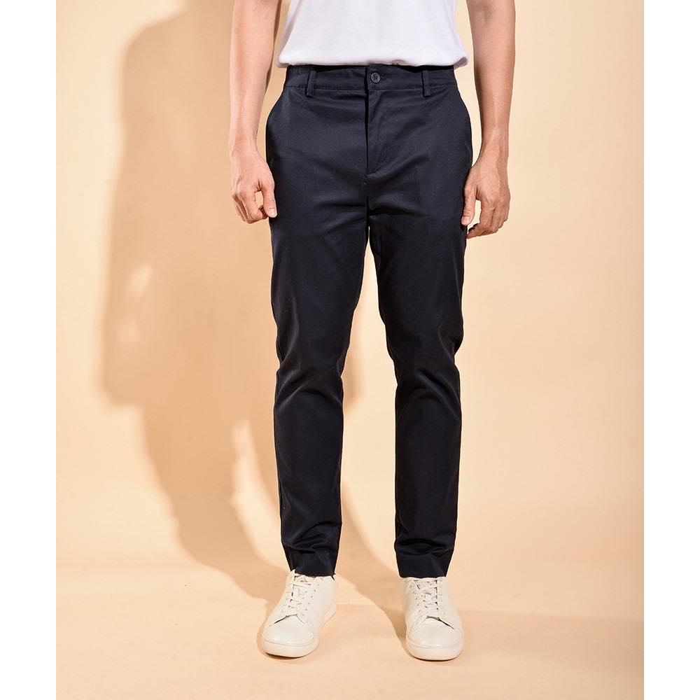ROUTINE Quần kaki nam cotton co giãn 10F19PCA005 Navy