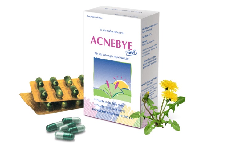 Viên uống trứng cá Acnebye New - Sản phẩm 100% thảo mộc thiên nhiên giúp đẩy nhanh quá trình hình thành mụn trứng cá cho làn da khỏe đẹp tự nhiên - VTP Made in Việt Nam