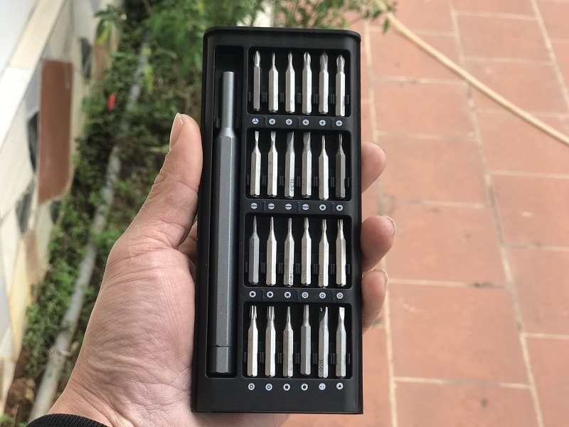 Bộ tua vít đa năng, bộ tô vít đa năng mini 24 đầu nhỏ sửa điện thoại, mở laptop, mắt kính, đồng hồ