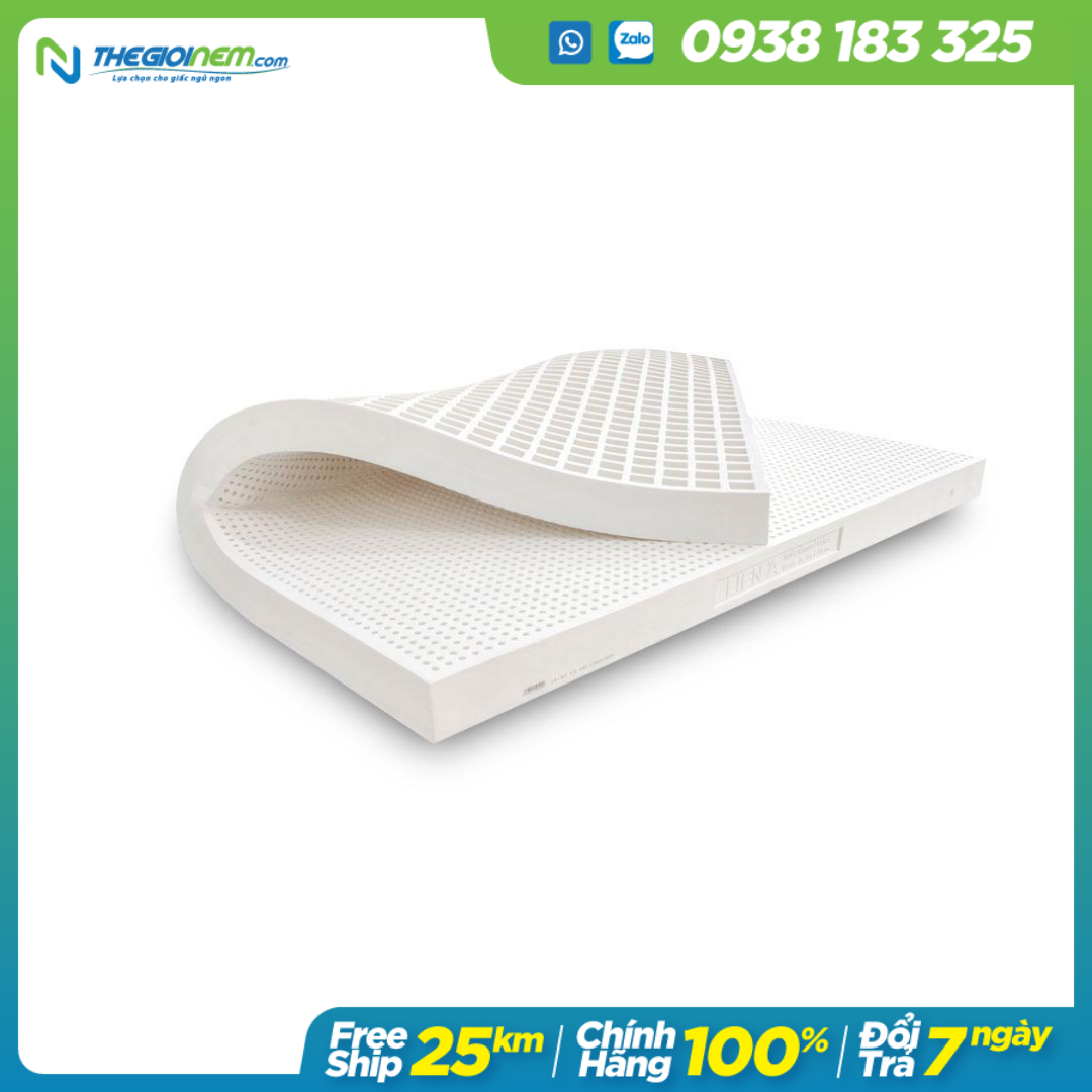 Đệm 100% Cao Su Thiên Nhiên Liên Á Classic+kèm áo lót đệm.