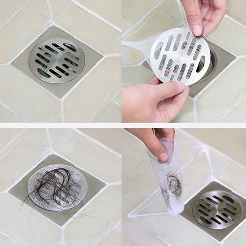 2 bọc = 200 túi lọc rác nhà tắm- bồn rửa chén- các lỗ thoát nước -