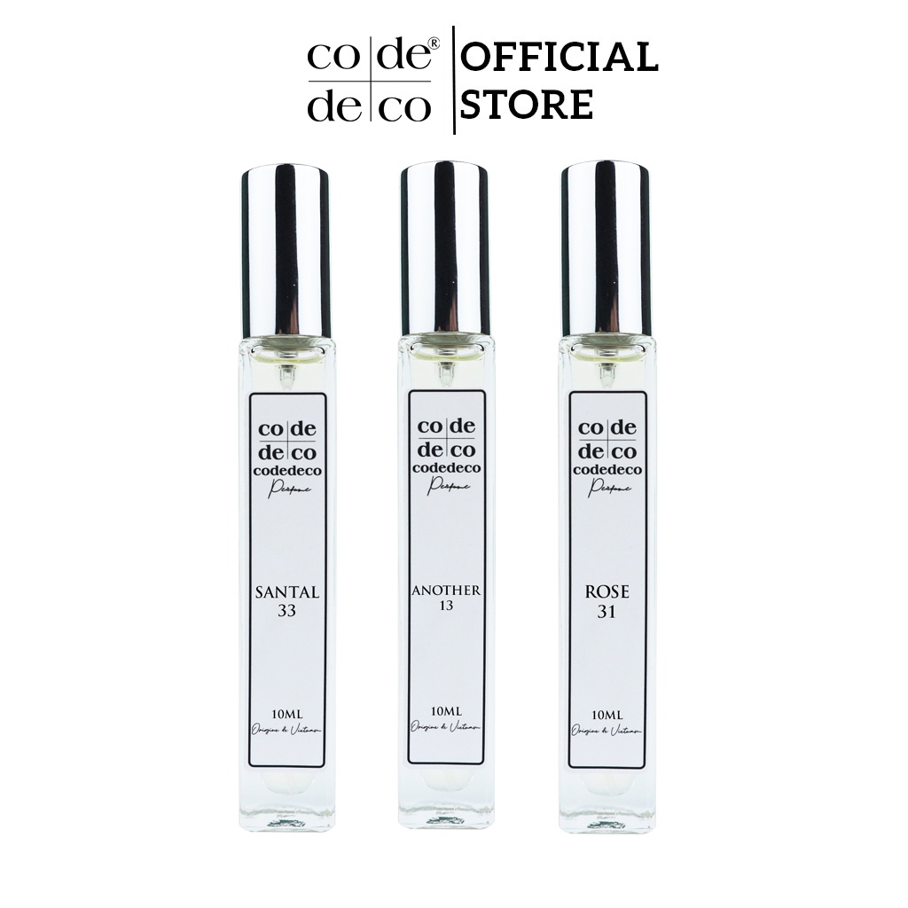 Tinh dầu nước hoa code deco labo another 13, rose31, santal 33 - 10ml