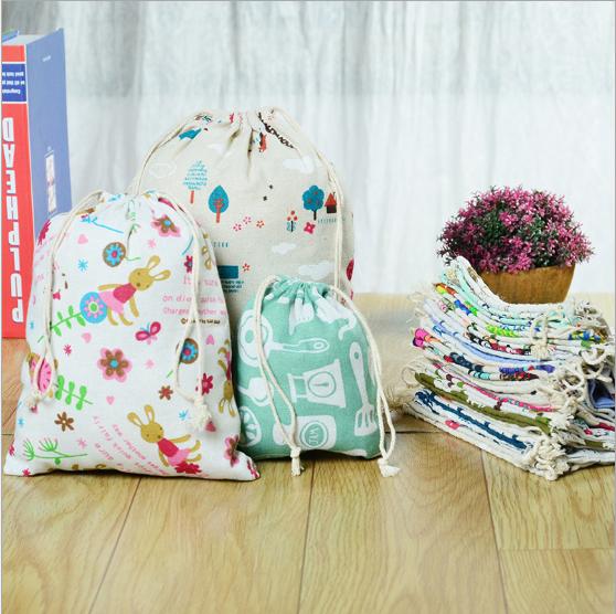 Bộ 3 túi vải canvas đựng đồ