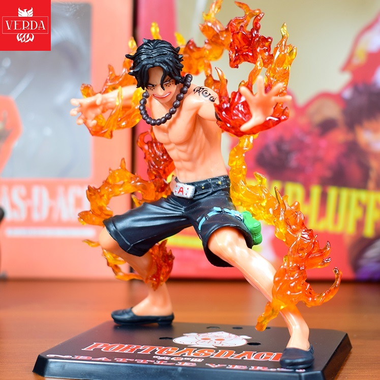 Mô hình figure hỏa quyền portgas D Ace cao 15cm one piece đảo hải tặc