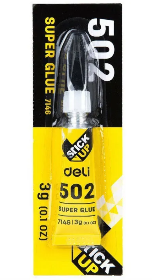 1 chai Keo 502,  dùng dán giày, dép, túi xách, gỗ,.....kiểu dán thiết kế hiện đại, tiện lợi, giúp keo không bị khô khi chưa sử dụng hết