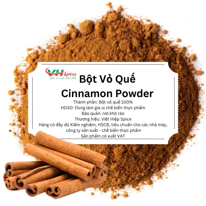 Bột quế - bột vỏ quế việt hiệp