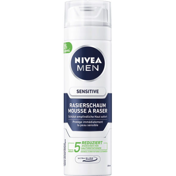 Bọt Cạo Râu Nivea Men Sensitive 200ml - Đức