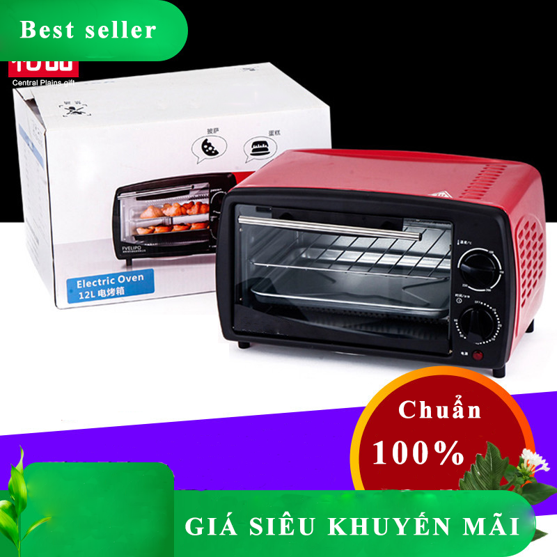 ( Bảo Hàng Đổi Trả Uy Tín ) Lò Nướng đa năng dung tích 12l Tingbar tiết kiệm điện năng - Lò Nướng Điện 12L Đa Năng
