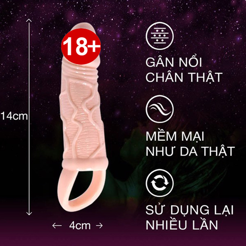 BAO CAO SU ĐÔN, dẻo màu da - hộp 1 cái