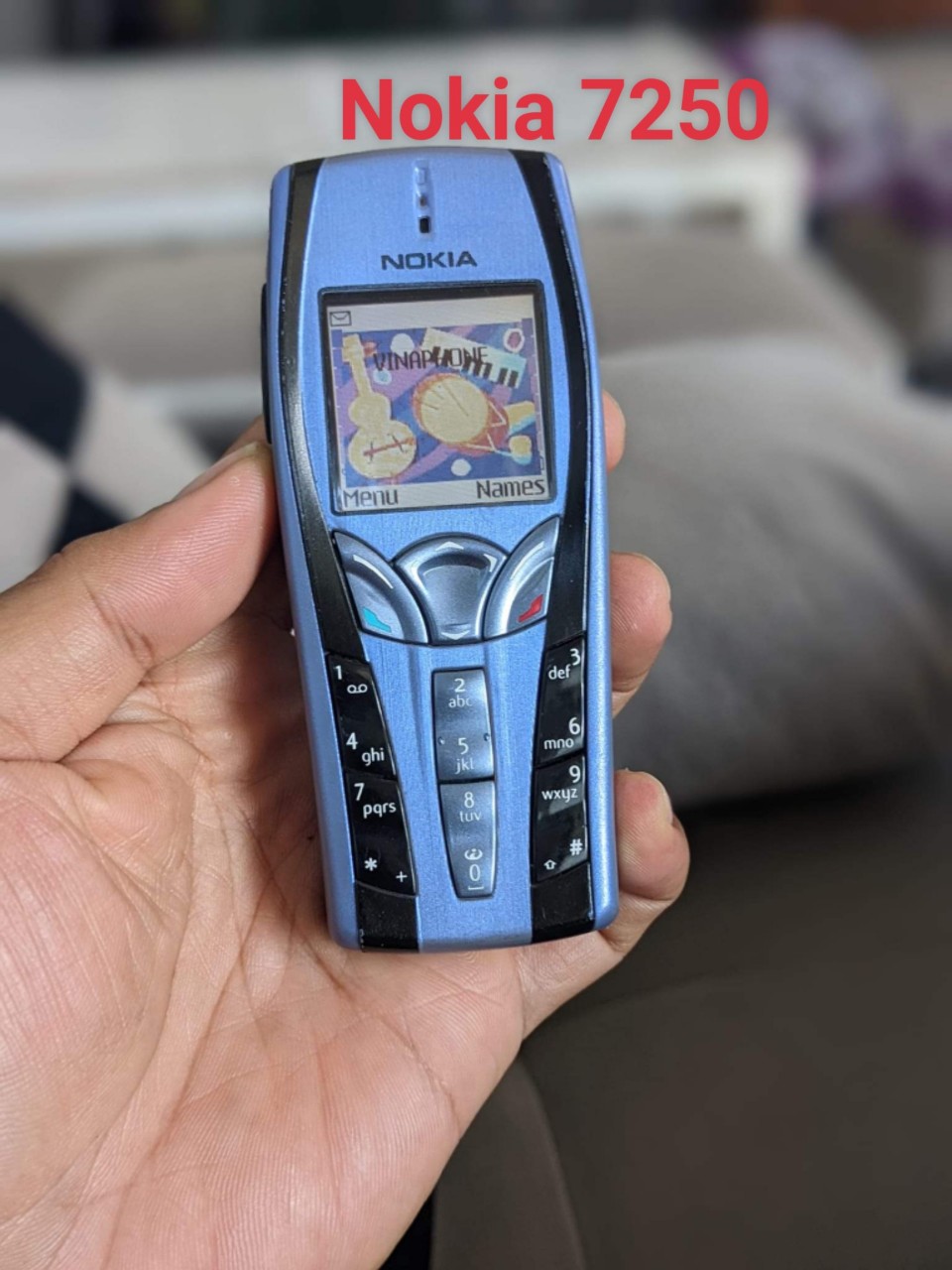 Điện thoại nokia 7250i có phụ kiện kèm theo - bảo hành 12 tháng