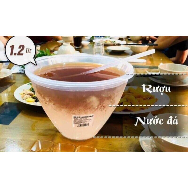 Sỉ Bát ướp rượu lạnh, ngâm nóng rượu , ướp lạnh hoa quả thực phẩm