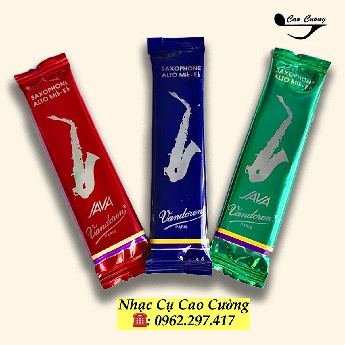 Dăm Kèn Saxophone Alto Vandoren Chính Hãng Nhạc Cụ Cao Cường