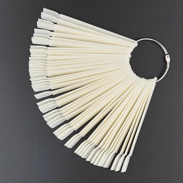 Móng que 50 móng làm mẫu học nails 3 màu fom vuông - phụ kiện nails minh anh