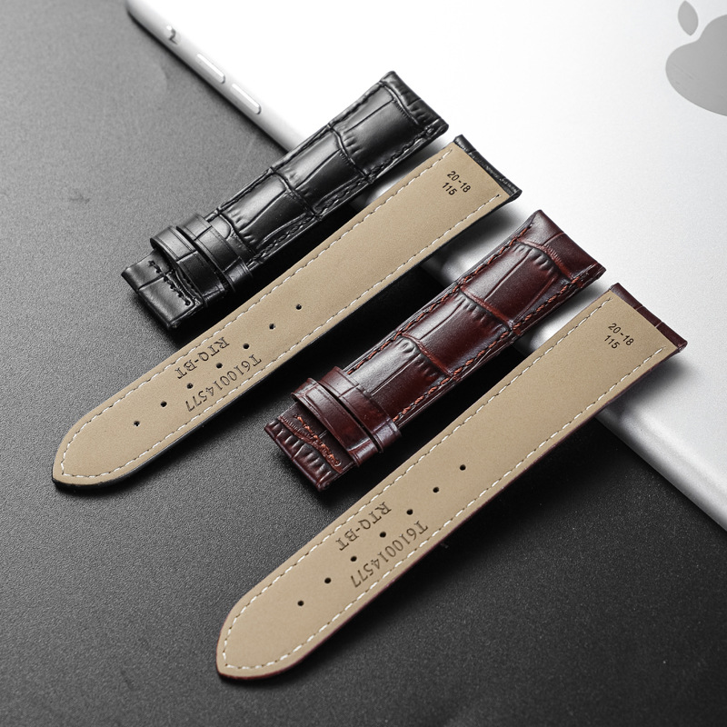  Dây da đồng hồ nam da bò thật hai mặt lớp da thứ nhất gia công rất tốt size 12mm 14mm 16mm 18mm 19mm 20mm 21mm 22mm 24mm dây đồng hồ da thay thế cho đồng hồ casio orient seiko dw citizen patek philippe omega ls05 swarovski 
